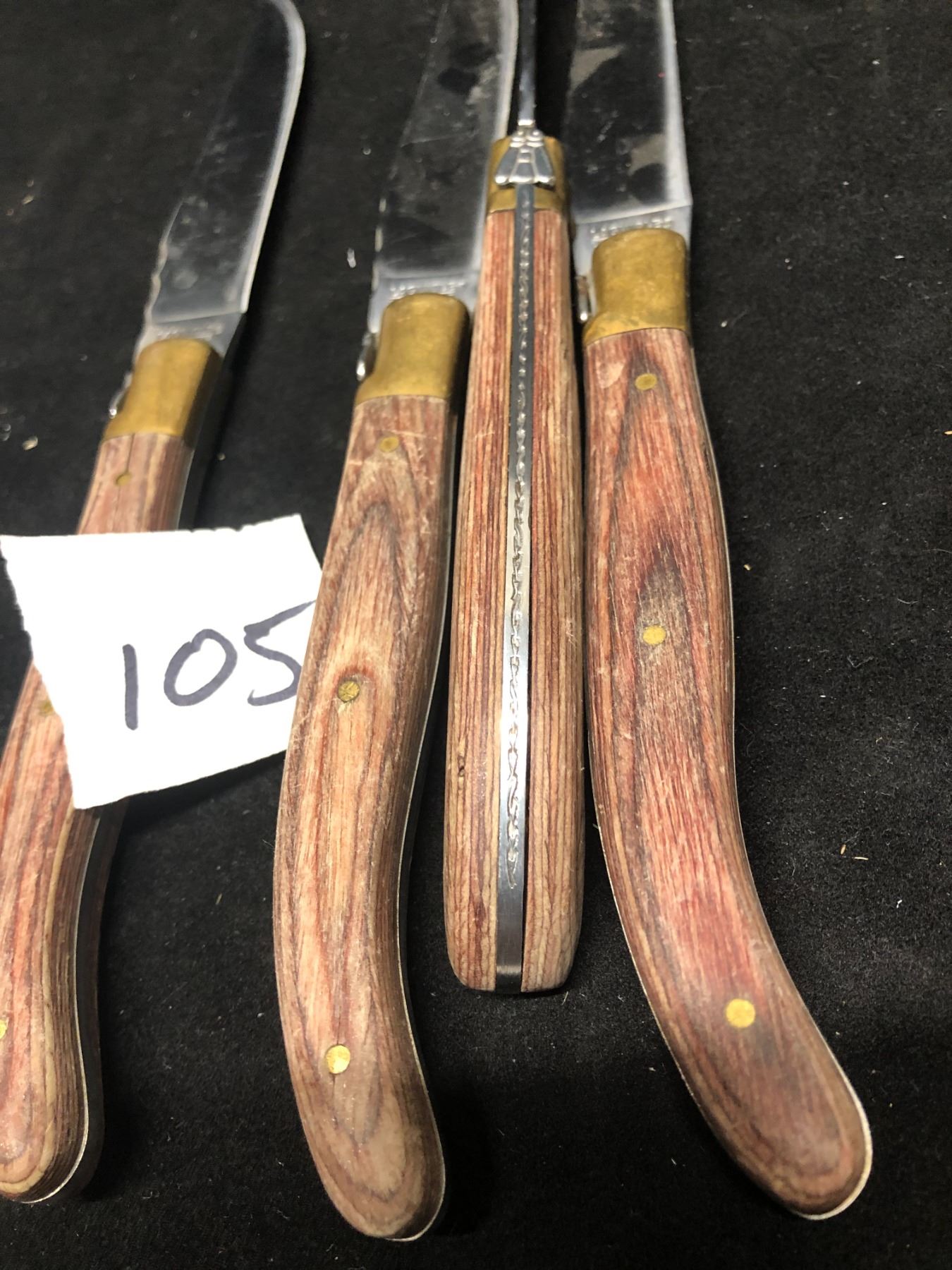 4 Laguiole L'éclair Steak Knifes Knife set 8.75"