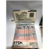 Image 3 : 7 TDK Type II Blank Cassette Tapes New In Package