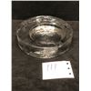 Image 1 : Mid Century Modern Crystal Textured Glass ashtray small chip 5"