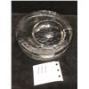 Image 4 : Mid Century Modern Crystal Textured Glass ashtray small chip 5"