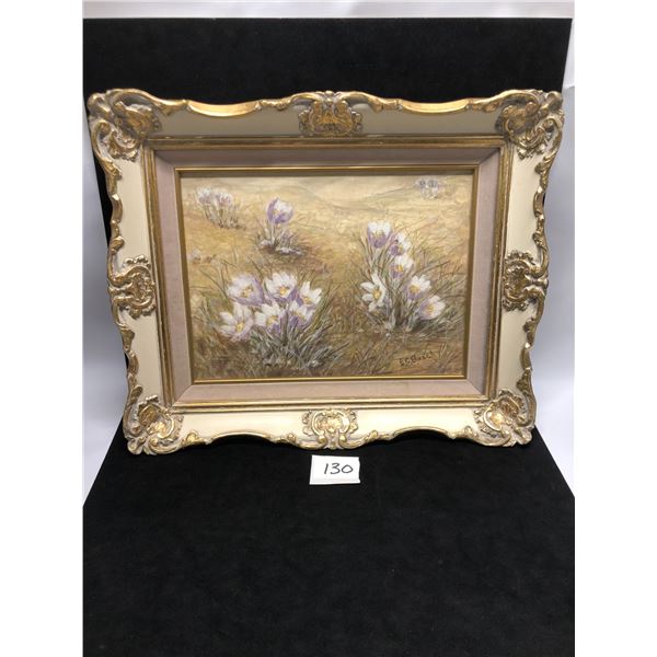 Original acrylic on Board Manitoba Artist Emilie Busch approx: 17"x14"