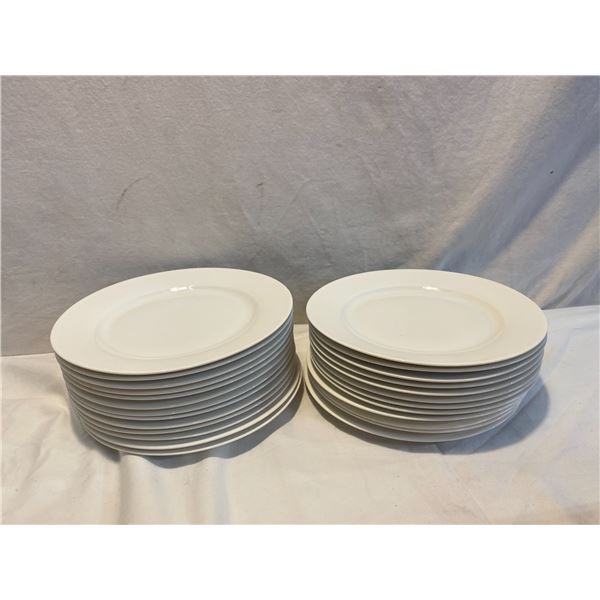 White dessert plates