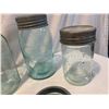 Image 2 : Crown canning jars with glass lids and extra lids