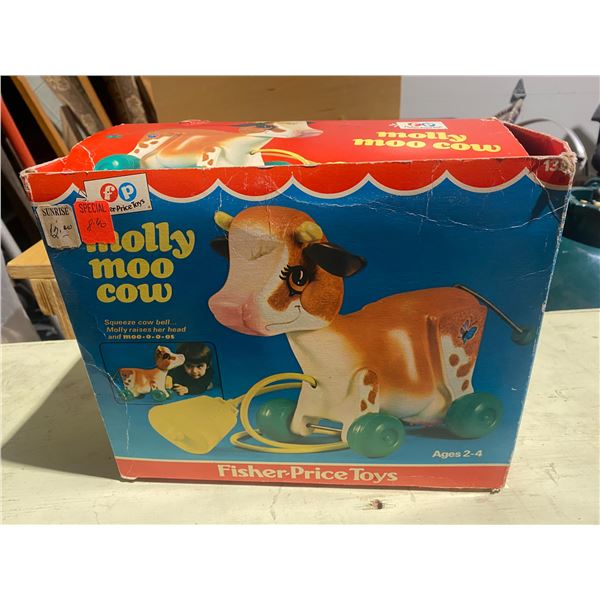 Molly moo cow fisher price vintage toy