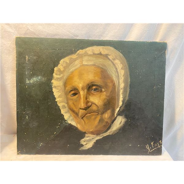 Y.Fay’s camvas 16”x12.5 inches