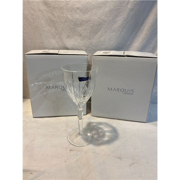 4 Marquis by Waterford glasses