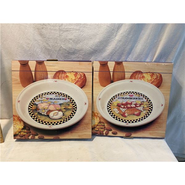 Ceramic pie plates