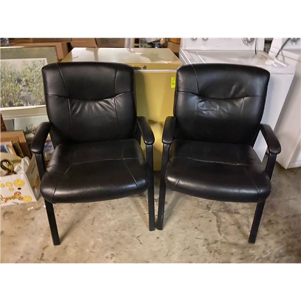 Pair client chairs