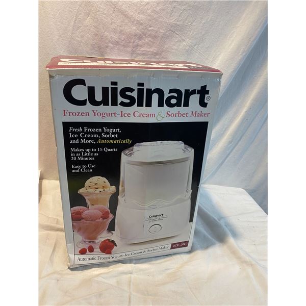 Cuisinart frozen yogurt maker