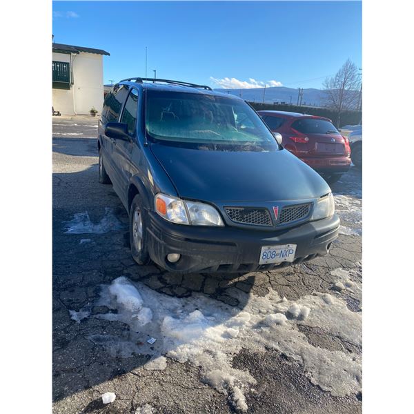 2005 Pontiac montana estate vehicle 118,780 kms needs chip key for ignition Chevy has 2 in stock