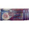 Image 1 : 2007 HKG $10 with same S/N: MU/ MV/ MW /MY 371439 (4pcs)