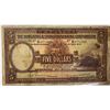 Image 1 : 1946 HSBC $5 S/N: R477922 Condition: VG