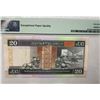 Image 2 : 2002 HSBC $20 S/N: UP000079 PMG67 EPQ
