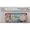 Image 1 : 2008 Jamacia 50 Dollar S/N: NB932305 CGA Grading 64Star
