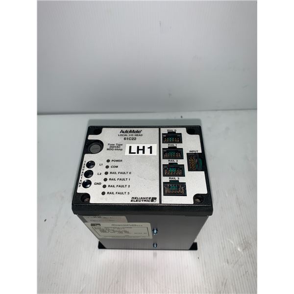 Reliance Electric AUTOMATE #61C22 Local I/O Head  B/M 803456-37RB (Appears NEW)