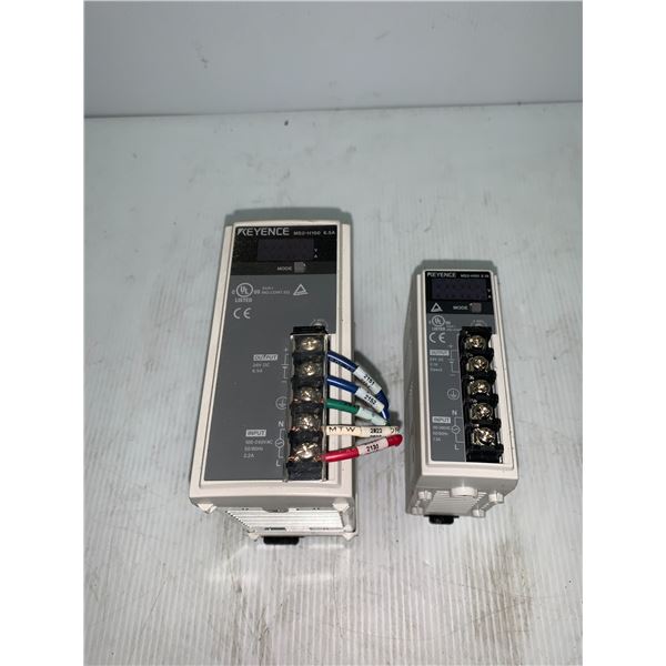 Lot of (2) Keyence #MS2-H150 & #MS2-H50 Power Supply Modules