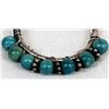 Image 2 : Sterling & Turquoise Bead Hoop Earrings