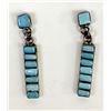 Image 1 : Zuni Sterling Turquoise Earrings by Mahkee