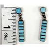 Image 4 : Zuni Sterling Turquoise Earrings by Mahkee
