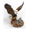Image 4 : Eagle with 2 eaglets Ceramic Figurine
