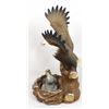 Image 6 : Eagle with 2 eaglets Ceramic Figurine