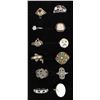 Image 1 : Set of 12 Sterling Silver Rings