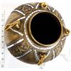 Image 8 : Mirrored Goldtone Pottery Flower Vase