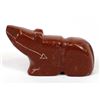 Image 5 : Zuni Pipestone Bear Fetish by Brandon Phillips