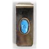 Image 1 : Navajo Bisbee Turquoise Money Clip