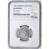 Image 1 : 1853 A&R SEATED LIBERTY QUARTER  NGC AU DETAILS