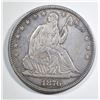 Image 1 : 1876 SEATED LIBERTY HALF DOLLAR  ORIG UNC