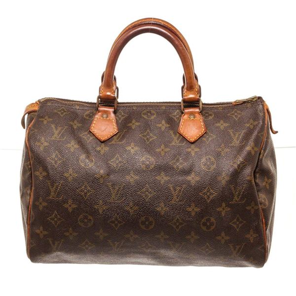 Louis Vuitton Brown Speedy 30cm Satchel Bag