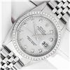 Image 1 : Rolex Mens 36 Silver Diamond Stainless Steel With Rolex Box