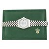 Image 4 : Rolex Mens 36 Silver Diamond Stainless Steel With Rolex Box