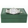 Image 7 : Rolex Mens 36 Silver Diamond Stainless Steel With Rolex Box