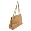 Image 3 : Chanel Beige Leather CC Chain Tote Bag