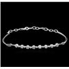 Image 1 : 0.51 ctw Diamond Bracelet - 14KT White Gold