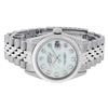 Image 3 : Rolex Womens Midsize Quickset 31mm MOP Diamond Stainless Steel Datejust Wriswatc