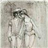 Image 2 : Two Dancers by Hibel (1917-2014)