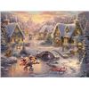 Image 1 : Mickey and Minnie Sweethrt Holiday by Thomas Kinkade