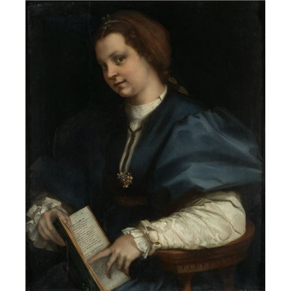 Andrea del Sarto - Lady with a Book