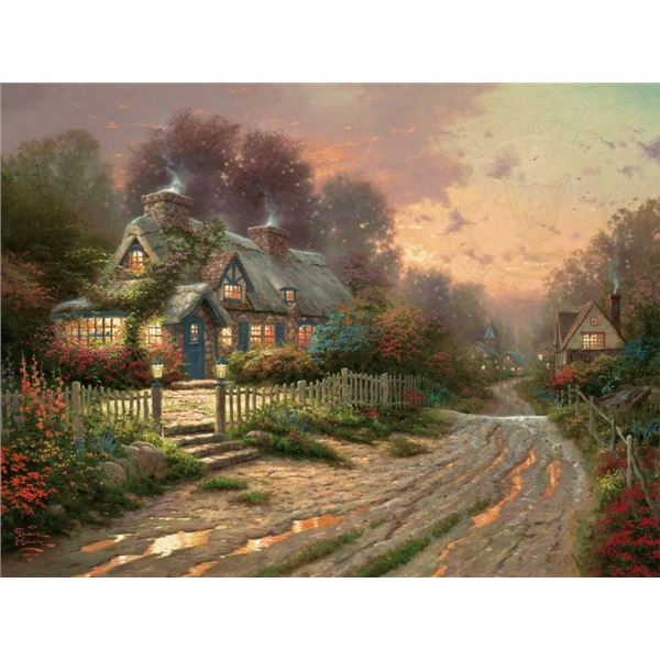 Teacup Cottage  by Thomas Kinkade