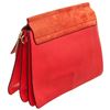 Image 3 : Chloe Orange Canvas Leather Faye Shoulder Bag
