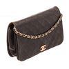 Image 2 : Chanel Black Lambskin Flap Shoulder Bag