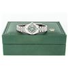 Image 7 : Rolex Ladies Stainless Steel 26MM Green Vignette Diamond Oyster Perpetual Dateju