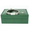 Image 8 : Rolex Ladies Stainless Steel 26MM Green Vignette Diamond Oyster Perpetual Dateju