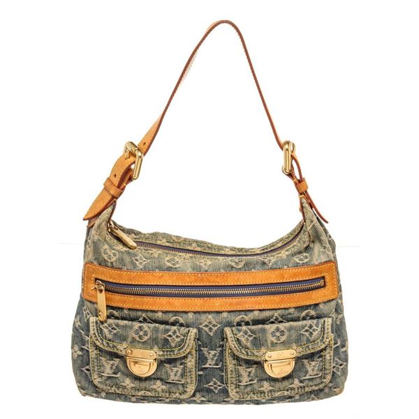 Louis Vuitton Blue Denim Monogram Neo Speedy Shoulder Bag