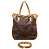 Image 1 : Louis Vuitton Brown Monogram Canvas Leather Odeon GM Crossbody Bag