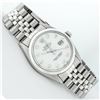 Image 3 : Rolex Mens Stainless Mother Of Pearl Diamond 36MM Datejust Wristwatch