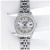 Image 3 : Rolex Ladies Stainless Steel Silver Diamond 26MM Oyster Perpetual Datejust With